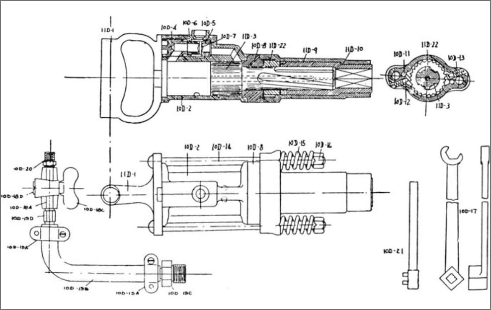 足尾式三番型さく岩機1914（大正3）年